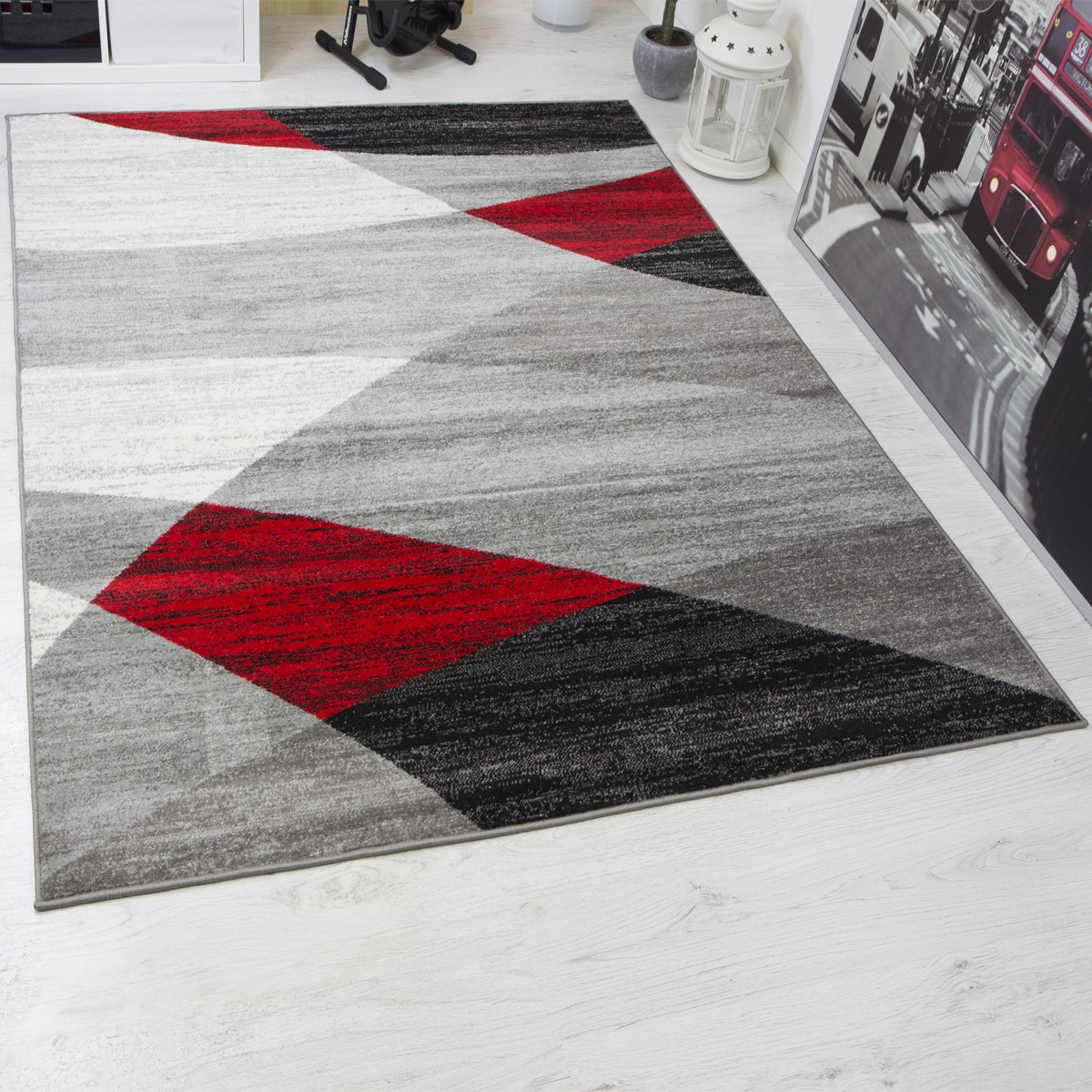 Moderner Designer Wohnzimmer Teppich  Geometrische_5